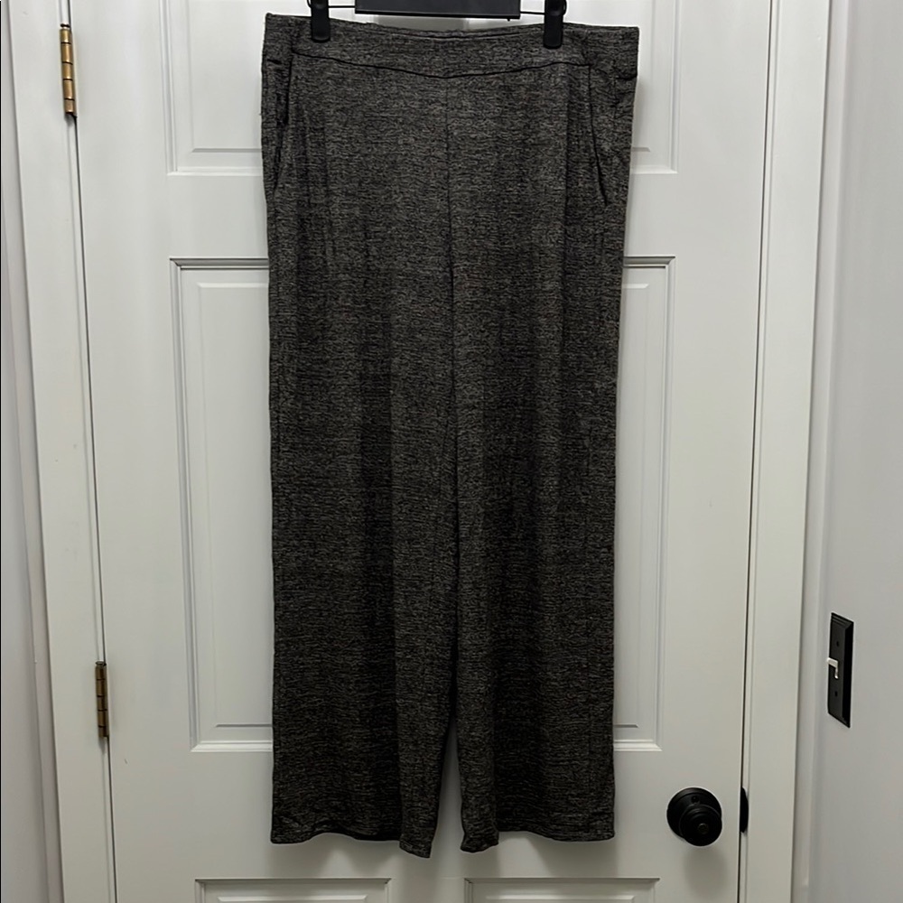J. Jill Wearever Pull On Heather Knit Full Leg Pants - Size Large Petite